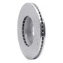 R1 09-10 Kia BORREGO Front Right Drilled & Slotted Silver Brake Rotor
