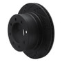 R1 03-08 Dodge Ram 4000 (Mexico) Rear Left Drilled & Slotted Black Brake Rotor