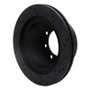 R1 03-08 Dodge Ram 4000 (Mexico) Rear Left Drilled & Slotted Black Brake Rotor