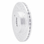 R1 01-07 Buick Rendezvous Front Right Drilled & Slotted Silver Brake Rotor