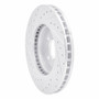 R1 01-07 Buick Rendezvous Front Right Drilled & Slotted Silver Brake Rotor
