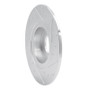 R1 62-80 MG MGB Front Left Drilled & Slotted Silver Brake Rotor
