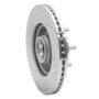 R1 82-87 Volvo 740 Front Right Drilled & Slotted Silver Brake Rotor