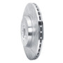 R1 16-23 Mercedes-Benz GLC43 AMG Rear Right Drilled & Slotted Silver Brake Rotor