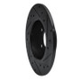 R1 02-08 Chevrolet Zafira (Mexico) Rear Left Drilled & Slotted Black Brake Rotor