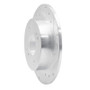 R1 90-06 Infiniti G20 Rear Right Drilled & Slotted Silver Brake Rotor