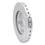 R1 12-18 Mercedes-Benz ML250 Front Right Drilled & Slotted Silver Brake Rotor