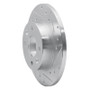 R1 81-83 Renault Fuego Front Right Drilled & Slotted Silver Brake Rotor