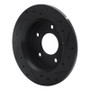 R1 84-88 Pontiac 6000 Rear Left Drilled & Slotted Black Brake Rotor