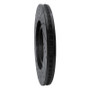 R1 09-11 Lexus GS350 Right Front Drilled & Slotted Black Brake Rotor