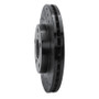 R1 92-98 Lexus SC300 Front Right Drilled & Slotted Black Brake Rotor