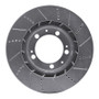 R1 86-91 Porsche 944 Except Turbo Right Front Drilled & Slotted Silver Brake Rotor