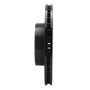 R1 98-02 Ford Crown Victoria Front Left Drilled & Slotted Black Brake Rotor