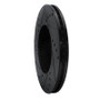R1 98-98 Volkswagen Passat (USA/Canada) Front Right Drilled & Slotted Black Brake Rotor