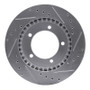 R1 99-08 Chevrolet Tracker Front Left Drilled & Slotted Silver Brake Rotor