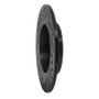 R1 01-06 Audi TT Quattro Rear Right Drilled & Slotted Black Brake Rotor