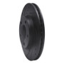R1 01-07 Ford Escape Front Left Drilled & Slotted Black Brake Rotor