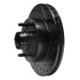 R1 98-02 Ford Ranger (USA/Canada) Front Right Drilled & Slotted Black Brake Rotor