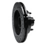 R1 98-02 Ford Ranger (USA/Canada) Front Right Drilled & Slotted Black Brake Rotor