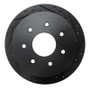 R1 97-04 Ford F-150 4WD Rear Right Drilled & Slotted Black Brake Rotor