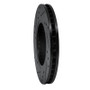 R1 85-12 Nissan D21 Pickup RWD (4 Cyl Excl HD) Front Right Drilled & Slotted Black Brake Rotor