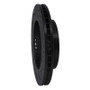 R1 91-94 Toyota Previa Front Left Drilled & Slotted Black Brake Rotor