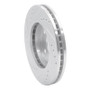 R1 92-01 Toyota Camry Front Right Drilled & Slotted Silver Brake Rotor