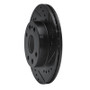 R1 94-97 Ford Aspire Front Right Drilled & Slotted Black Brake Rotor