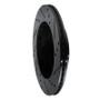 R1 91-02 Saturn SL1 Front Left Drilled & Slotted Black Brake Rotor