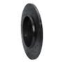 R1 00-05 Mercedes-Benz ML500 (USA/Canada) Rear Left Drilled & Slotted Black Brake Rotor