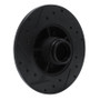 R1 84-87 Pontiac Fiero Front Right Drilled & Slotted Black Brake Rotor