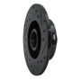 R1 92-98 Volkswagen Passat (USA/Canada) Rear Left Drilled & Slotted Black Brake Rotor
