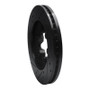 R1 09-12 Chevrolet Colorado Front Right Drilled & Slotted Black Brake Rotor