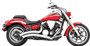 Exhaust Radius Chrome Yamaha V-star 950