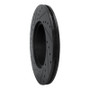 R1 90-95 Mercedes-Benz 300CE Front Right Drilled & Slotted Black Brake Rotor