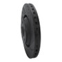 R1 08-11 Audi TTS Quattro Front Right Drilled & Slotted Black Brake Rotor