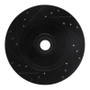 R1 88-94 Chevrolet C1500 Front Right Drilled & Slotted Black Brake Rotor