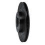 R1 03-05 Infiniti G35 Front Right Drilled & Slotted Black Brake Rotor
