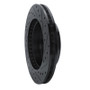 R1 94-96 Ford F-150 4WD Front Left Drilled & Slotted Black Brake Rotor