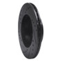 R1 84-90 Honda Accord Sedan Front Right Drilled & Slotted Black Brake Rotor