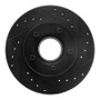 R1 90-94 Ford Ranger (USA/Canada) Front Right Drilled & Slotted Black Brake Rotor