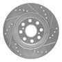 R1 00-05 Toyota MR2 Spyder Rear Left Drilled & Slotted Silver Brake Rotor