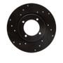 R1 74-84 Ford COURIER (USA/Canada) Front Left Drilled & Slotted Black Brake Rotor