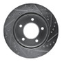 R1 97-04 Ford F-150 4WD Front Left Drilled & Slotted Silver Brake Rotor