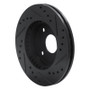 R1 90-01 Ford Escort Front Left Drilled & Slotted Black Brake Rotor