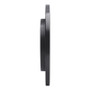 R1 88-94 Buick Regal Rear Left Drilled & Slotted Black Brake Rotor