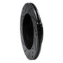 R1 91-02 Saturn SW1 Front Right Drilled & Slotted Black Brake Rotor