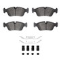 R1 05-06 BMW 120i (Mexico) Front Semi Met Pads & Hardware Kit