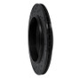 R1 06-12 Mercedes-Benz GL350 Rear Right Drilled & Slotted Black Brake Rotor