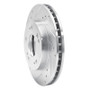 R1 90-05 Chrysler SEBRING Front Left Drilled & Slotted Silver Brake Rotor
